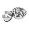 4PCS Stainless Steel Mixing Bowl Set Thickened Soup Bowl Non