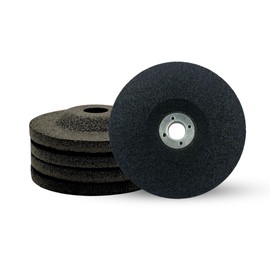 5PCS - 3" Depressed Center Grinding Wheels for Die Grinder, Aggressive Grinding Disc for Metal Stainless Steel, Aluminum Oxide Grinder, 3" Diameter, 1/6" (4.2mm) Thickness, 3/8" Arbor