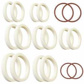 Lotatheta Bike Cycling Suspension Sponge Ring Oil Sealed Foam 2 pcs of Each 30/32/34/35/36/38/40 mm Shock Absorbing+ 2 pcs of Each 30/32 mm Travel O-Rings Stroke Circle for Bicycle Front Fork