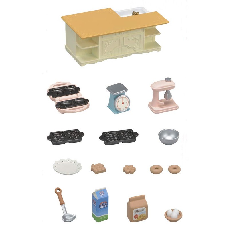 Calico Critters CF1834 Kitchen Island Playset