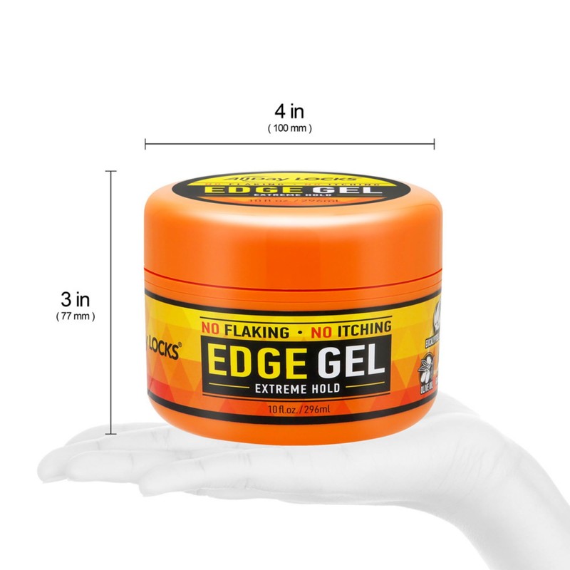 AllDay Locks Edge Gel (10 oz) | Extreme Hold, Moisturizing