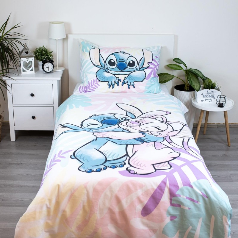 Stitch and Angel Leaves Bed Linen 140 x 200 cm