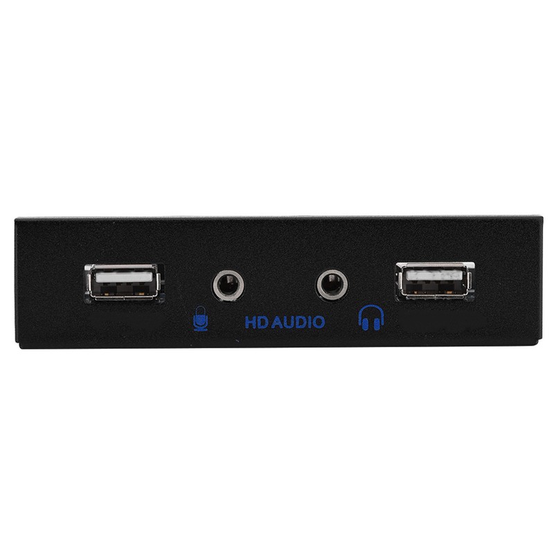 USB2.0 HDAUDIO Floppy Front Panel 3.5'' 9Pin to 2 USB2.0