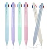 4 Colours Ballpoint Pen, 4-in-1 Retractable Ballpoint Pen, Multicoloured, Smooth