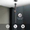 HarJue Ceiling Mounted Shower Arm, Rain Shower Square Extension Arm