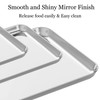 Wildone Baking Sheet Set of 3, Stainless Steel Cookie Sheet