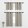 NICETOWN Natural Blackout Valances for Windows Treatment 24 Inch Length