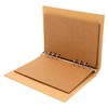 Parliky 1 Set Kraft Paper Notebook Cover Binder Shell with