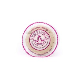 La Reina de las Tortillas, Tortillas Messicane di Mais Bianco, 100% Nixtamalizzate, Senza Glutine, Diametro 12cm, 23 Pezzi, 500g