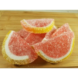 Chesebro's Handmade Confections Gourmet Pink Grapefruit Fruit Slices, 4.0 Ounces