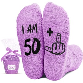HAPPYPOP 51st Birthday Gifts Ideas for Women - Socks for 51 Year Old Woman, 51st Birthday Gifts for Her
