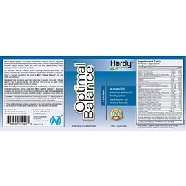 Men's Optimal Balance Micronutrients Multivitamin Mineral Supplement. Micronutrients with beta-sitosterol & saw palmetto to support men's health. Research-validated by Double-blind studies
