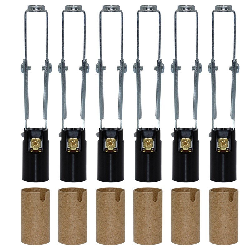 Creative Hobbies Chandelier Lighting Fixture Socket Kit - Adjustable Height