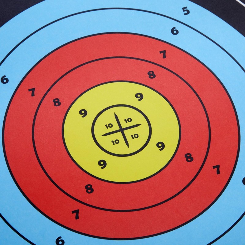 Okuna Outpost 50-Pack Bullseye Large Paper Shooting Range Targets for