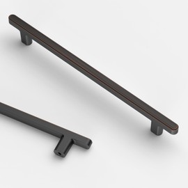 Asidrama 2244 10 Pack 6.3 Inch(160mm) Oil Rubbed Bronze Kitchen Cabinet Handles, Cabinet Pulls Kitchen Cabinet Hardware for Cupboard Drawer Pulls