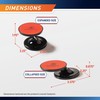 Magnetic Phone Mount w/Dual Rotating Magnetic Heads for Gym, Selfies,