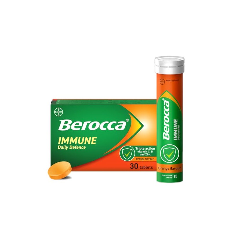 Berocca Immune Daily Defence Effervescent Tablets