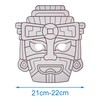 Baker Ross FN021 Aztec Colour-in Masks - Pack of 8,