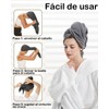 2 Piezas Toalla Microfibra Cabello, Toalla para Cabello, Toalla De