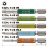 Vessel (VESSEL) 40V Compatible Single Head Torx Rigid Bit 5-Piece