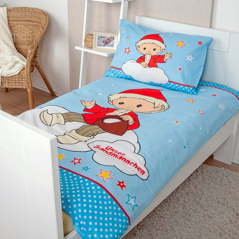 Unser Sandmännchen Bed Linen, Schnatterinchen, Pittiplatsch, Moppi 40 x 60