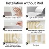 Vatge Self Adhesive French Door Curtain - Front Door Curtain