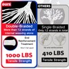 3/8”100Ft Flag pole Rope Kit, Polyester Halyard Flag Rope with