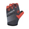 Chiba Solar Cycling Gloves Short Black/Red 2021: Size: L (9)