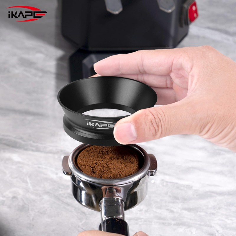 IKAPE 58 mm Espresso Dosing Funnel, Magnetic Dosing Funnel with