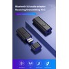 HAOQUOOU 5.3 transceiver 2-in-1 USB Adapter, USB Bluetooth Adapter, Wireless