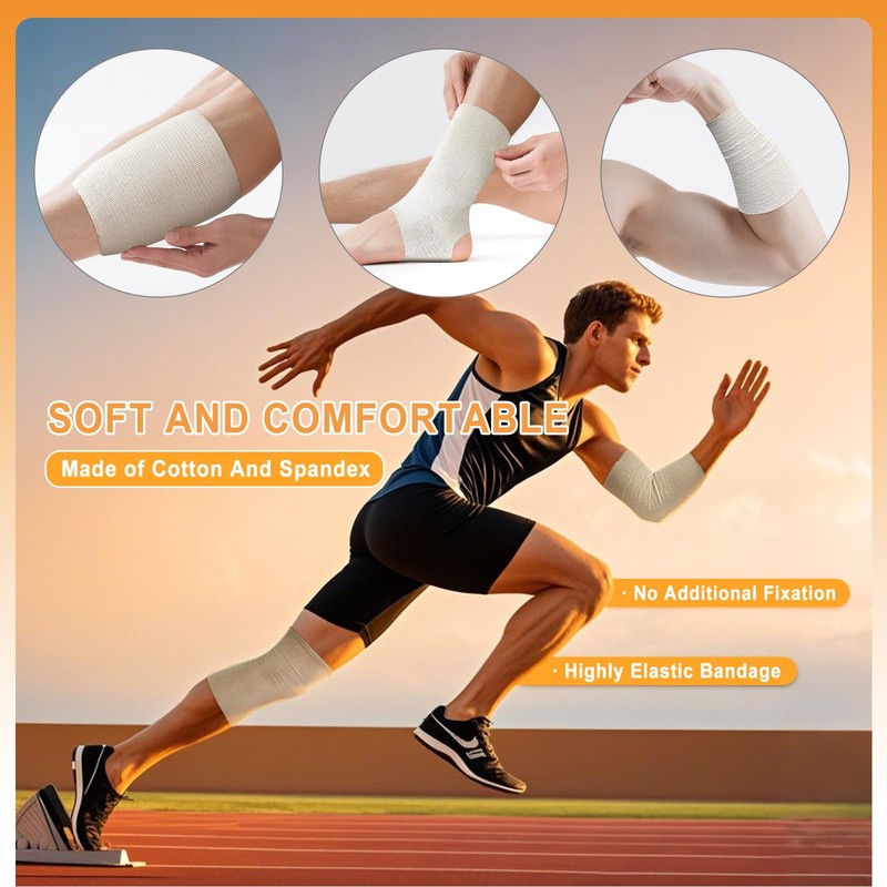 Carbou Elasticated Tubular Support Bandage 3.5" x 11 yd (Size
