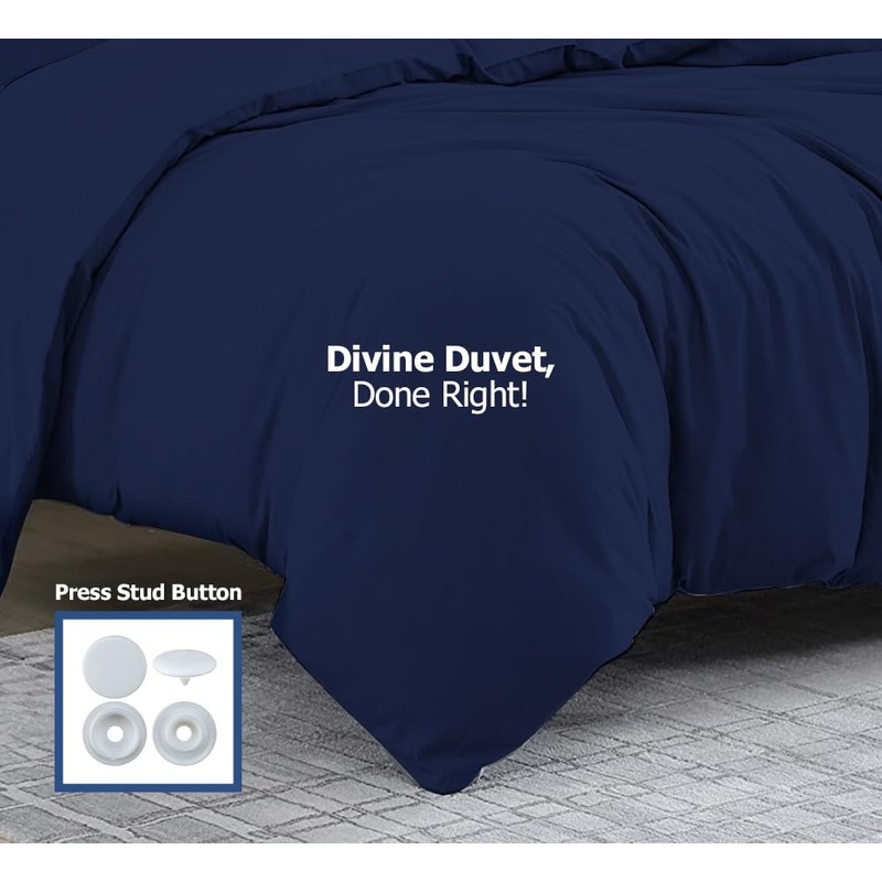 MistyMorning Plain Duvet Cover sets, Soft & Premium quality Bedding