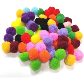 arkCRAFT Pom-Poms for Crafts 25mm - ASST( PK-100 )