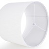 GO&SO GO&SO White Textured Drum lampshade Medium Lamp Shade 13"