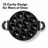 Vitumbua Pan, 12-Cavity Nonstick Appam and Paniyaram Pan