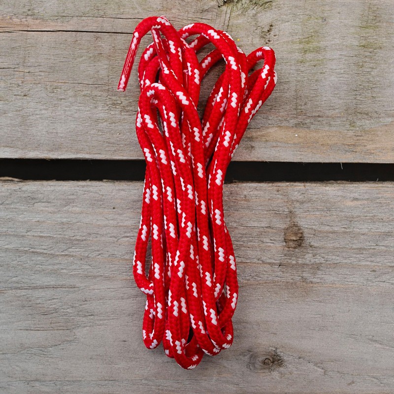 Lakeland Active Grasmoor Walking Boot Laces - Red-White - 180