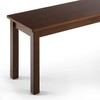 ZINUS Juliet Espresso Wood Bench