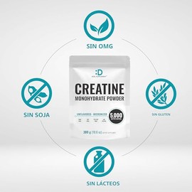 DEAL SUPPLEMENT Polvo de Monohidrato de Creatina Instantánea, 5g Por Porción – 60 Porciones | Fórmula Micronizada, Sin Sabor, de Absorción Rápida | Si