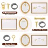 260pcs Picture Hanging Kit, Picture Hanger Assortment, Heavy Duty Frame