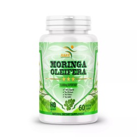 N.O. 100% Pure Moringa Oleifera Fine Leaf Extract 10,000mg serving Natural Capsules