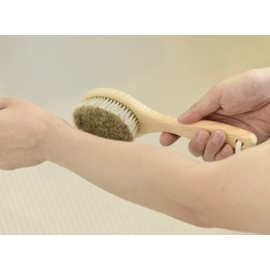 Ishimizu 10381 Cypress Body Brush, Horsehair, M, Soft