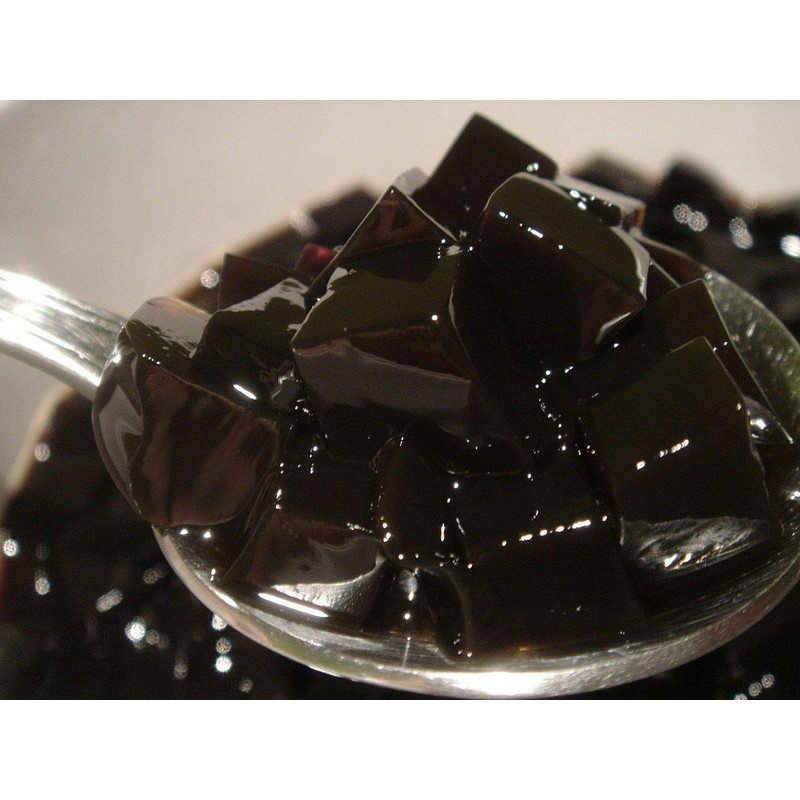 Black Grass Jelly powder cooking kitchen Asian Gelatin dessert sweets