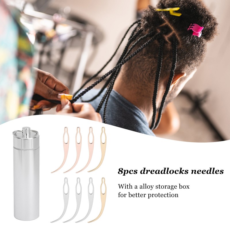 Interlocking Hair Tools Hair Extension Styling Alloy Dreadlocks Crochet Hook
