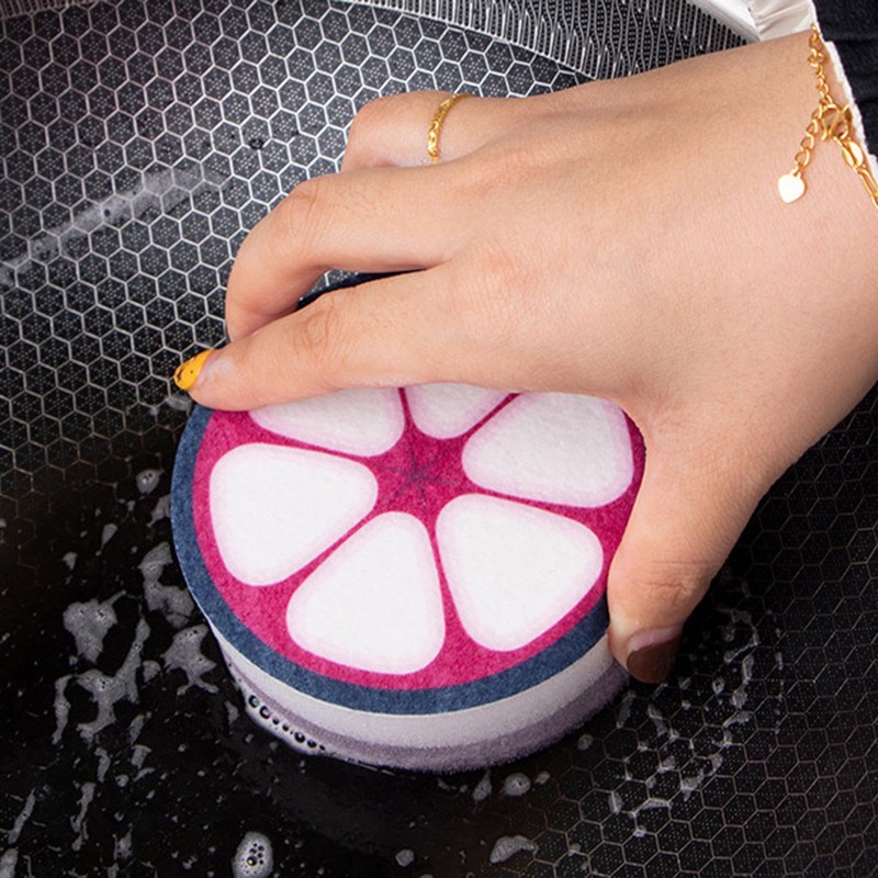 Dish Sponge | Dish Scrubber | Fruit Shape Washing Tools