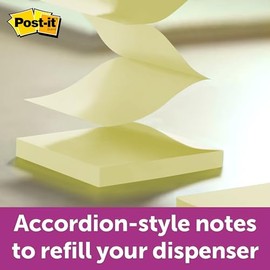 Post-it Dispensador de Notas Adhesivas Pop Up y Banderitas, Color Negro, Incluye 1 pad de notas post-it y banderitas