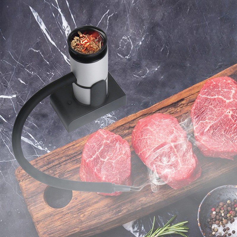 Portable Smoke Infuser Cooking Smoker Kit Drinks Foods Cocktail Smoker