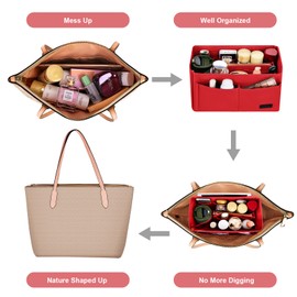 Ropch Bag Organisers(Red-1,XL)