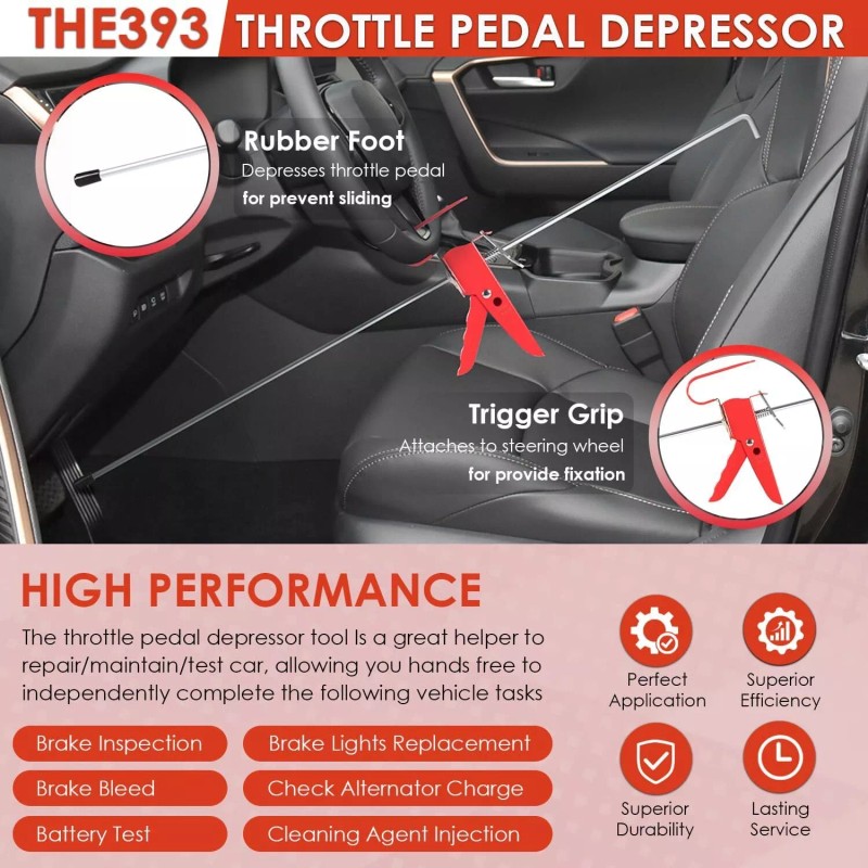 for Thexton THE393 Universal Adjustable Pedal Depressor Tool