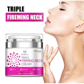 Neck Firming Cream Aging Wrinkles Neck Moisturizer with Retinol, Collagen & Hyaluronic Acid, Hydrating Skincare for All Skin Types for Men & Women