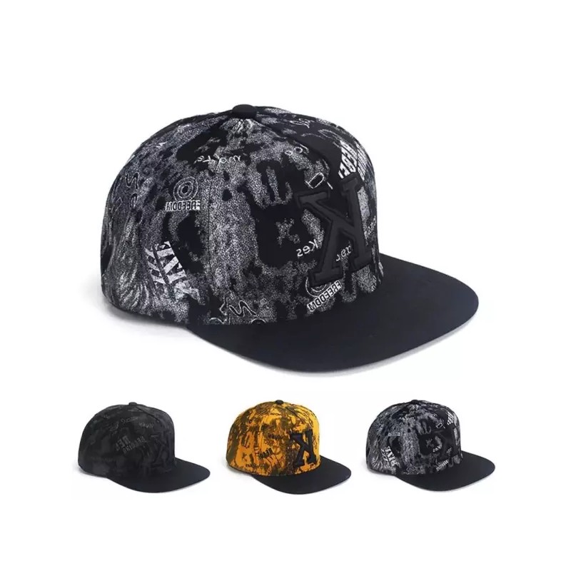 스냅백 K그래픽 남자 남성 여자 여성 [옐로우] Snapback K Graphic